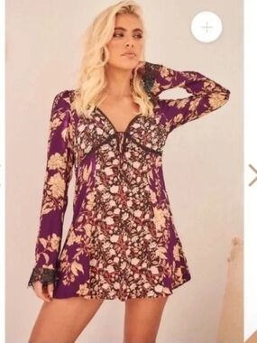 Free People Odette Printed Tunic Woven Top